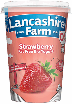 Strawberry Fat Free Bio Yogurt
