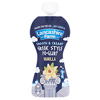 Lancashire Farm Greek Vanilla 125g Pouch