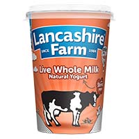 Lancashire Farm Live Whole Milk 500g